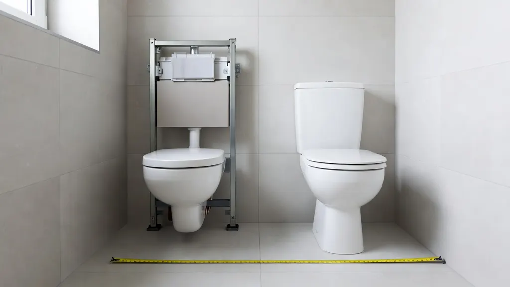 ile miejsca na wc podwieszany